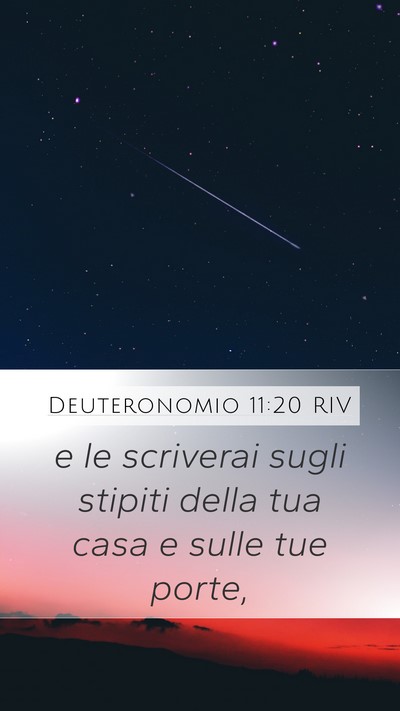 Deuteronomio 11:20 RIV Bible Verse Image