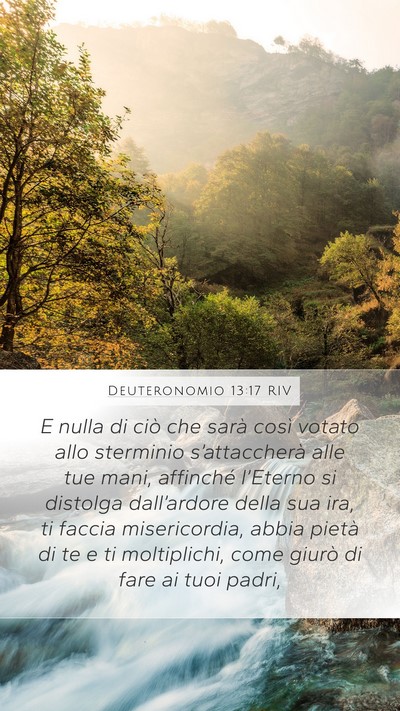 Deuteronomio 13:17 RIV Bible Verse Image
