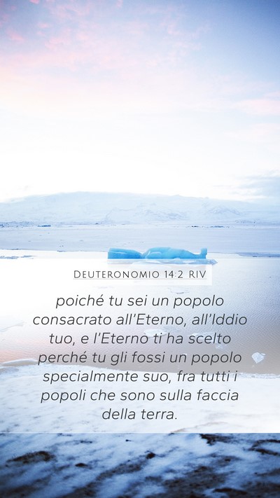Deuteronomio 14:2 RIV Bible Verse Image