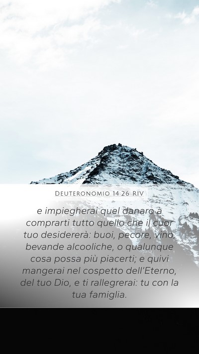 Deuteronomio 14:26 RIV Bible Verse Image