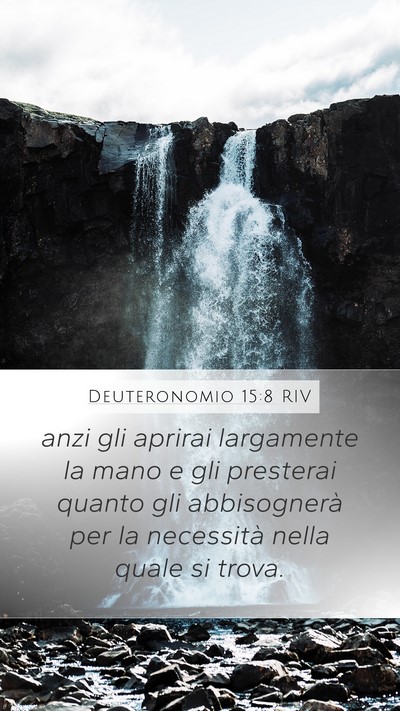 Deuteronomio 15:8 RIV Bible Verse Image