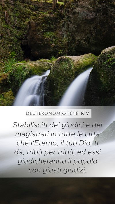 Deuteronomio 16:18 RIV Bible Verse Image