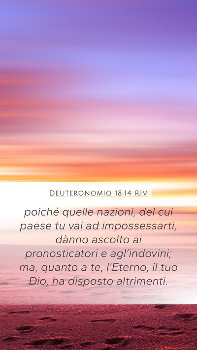 Deuteronomio 18:14 RIV Bible Verse Image