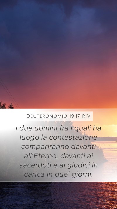 Deuteronomio 19:17 RIV Bible Verse Image