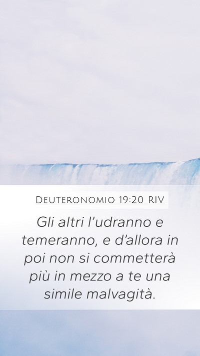 Deuteronomio 19:20 RIV Bible Verse Image