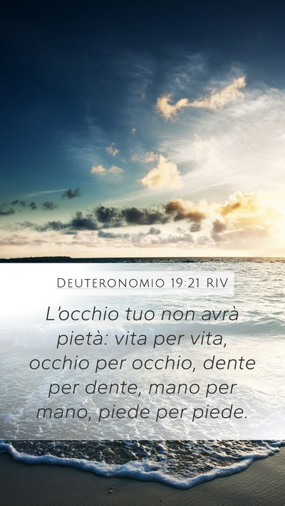 Deuteronomio 19:21 RIV Bible Verse Image