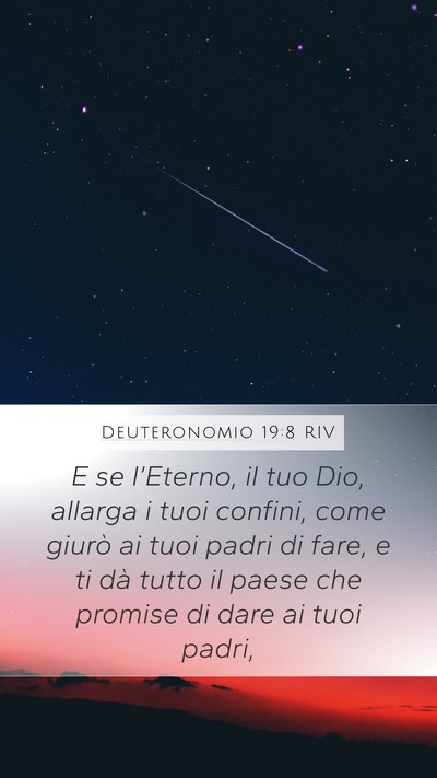 Deuteronomio 19:8 RIV Bible Verse Image