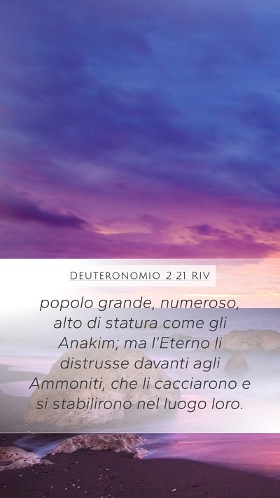 Deuteronomio 2:21 RIV Bible Verse Image
