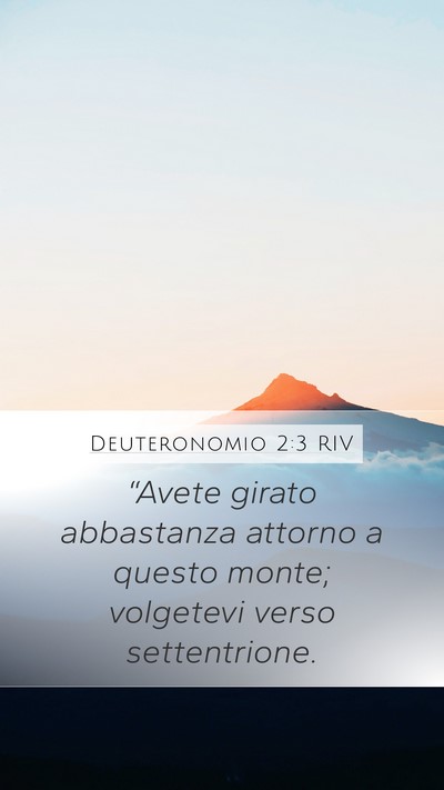Deuteronomio 2:3 RIV Bible Verse Image