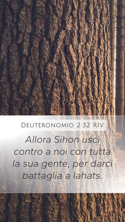 Deuteronomio 2:32 RIV Bible Verse Image