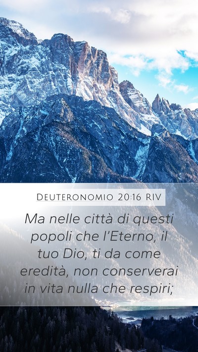 Deuteronomio 20:16 RIV Bible Verse Image