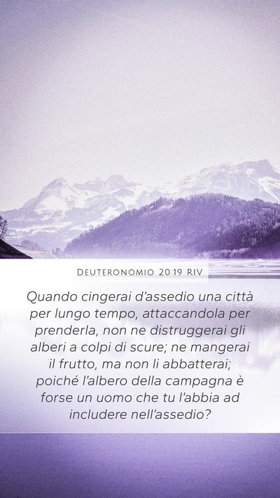 Deuteronomio 20:19 RIV Bible Verse Image