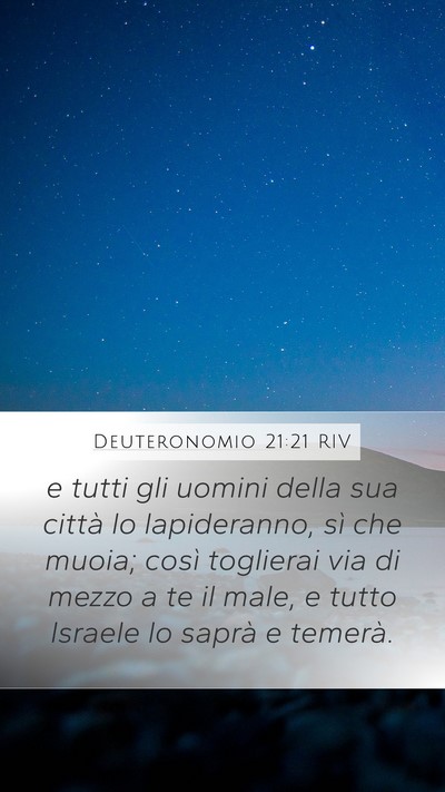 Deuteronomio 21:21 RIV Bible Verse Image