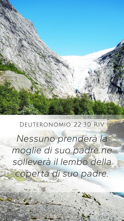 Deuteronomio 22:30 RIV Bible Verse Image