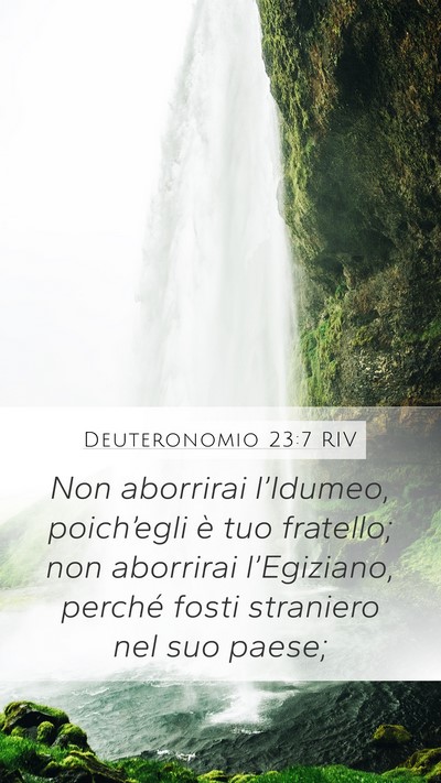 Deuteronomio 23:7 RIV Bible Verse Image