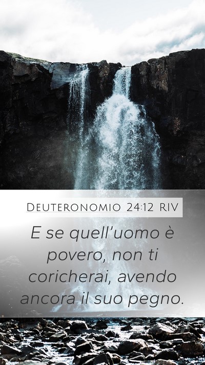 Deuteronomio 24:12 RIV Bible Verse Image
