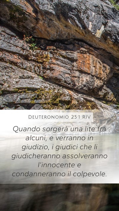 Deuteronomio 25:1 RIV Bible Verse Image