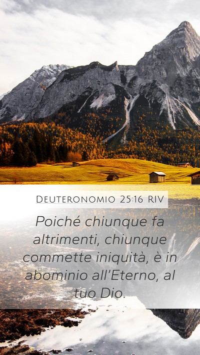 Deuteronomio 25:16 RIV Bible Verse Image