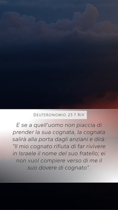 Deuteronomio 25:7 RIV Bible Verse Image