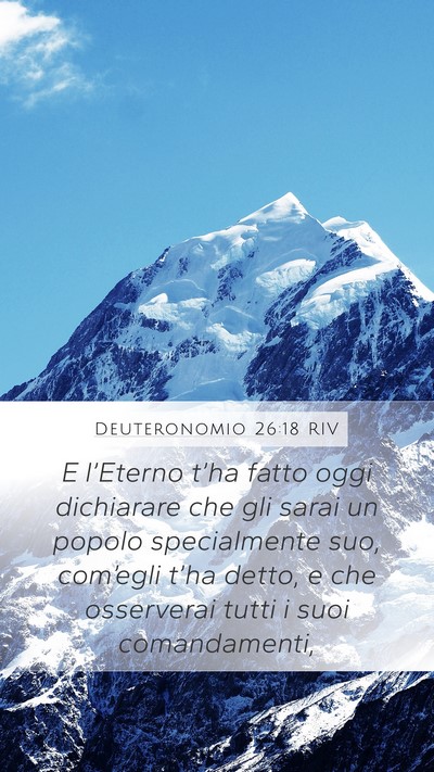 Deuteronomio 26:18 RIV Bible Verse Image