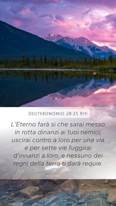 Deuteronomio 28:25 RIV Bible Verse Image