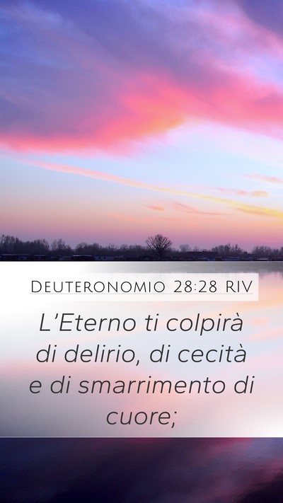 Deuteronomio 28:28 RIV Bible Verse Image