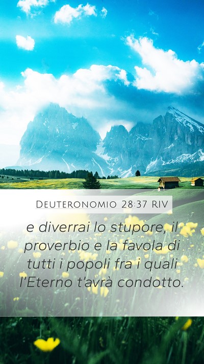 Deuteronomio 28:37 RIV Bible Verse Image