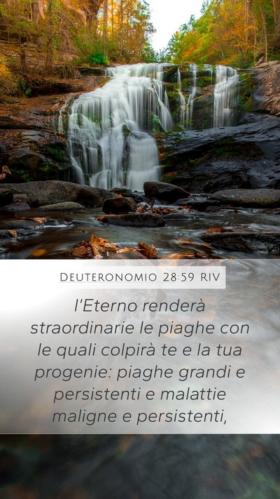 Deuteronomio 28:59 RIV Bible Verse Image
