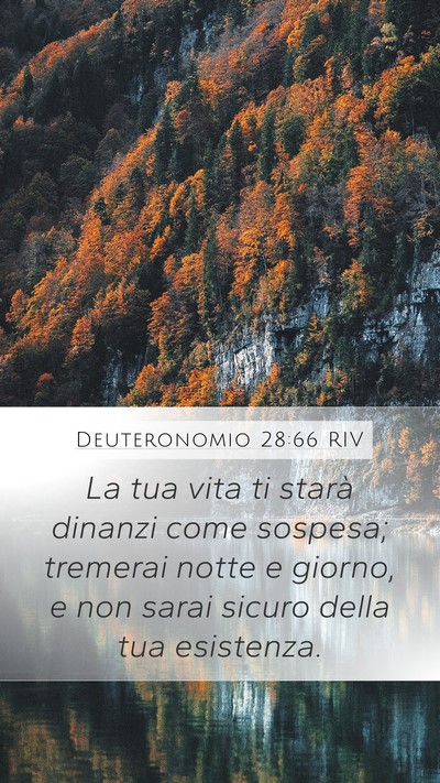 Deuteronomio 28:66 RIV Bible Verse Image
