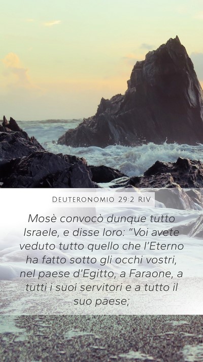 Deuteronomio 29:2 RIV Bible Verse Image