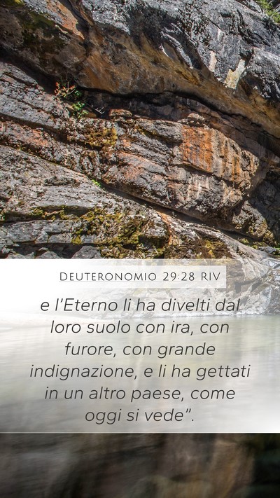 Deuteronomio 29:28 RIV Bible Verse Image