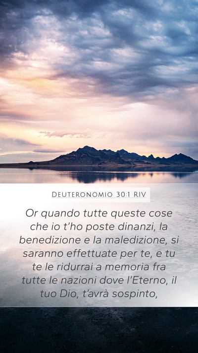 Deuteronomio 30:1 RIV Bible Verse Image