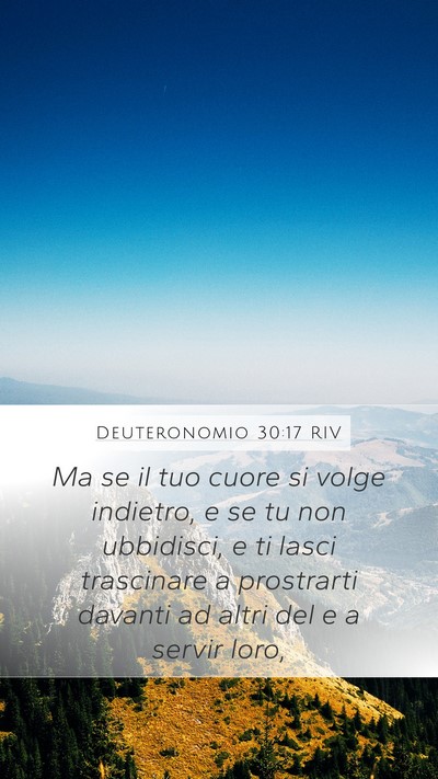 Deuteronomio 30:17 RIV Bible Verse Image