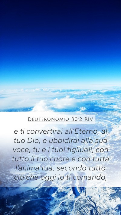 Deuteronomio 30:2 RIV Bible Verse Image