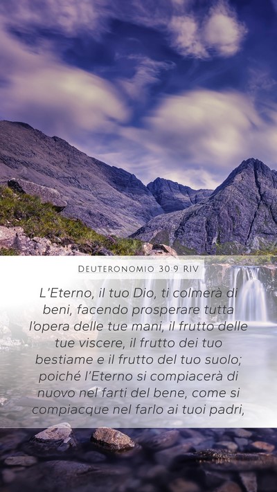 Deuteronomio 30:9 RIV Bible Verse Image