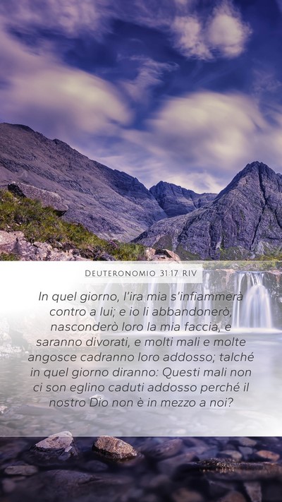 Deuteronomio 31:17 RIV Bible Verse Image
