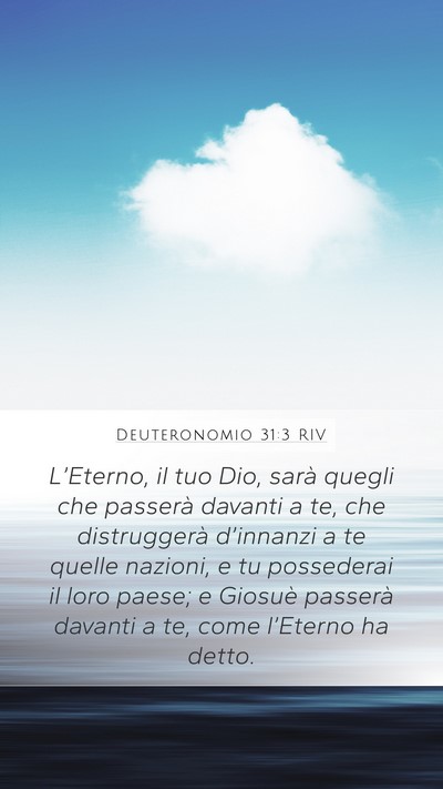 Deuteronomio 31:3 RIV Bible Verse Image