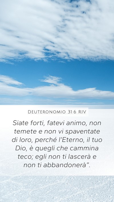 Deuteronomio 31:6 RIV Bible Verse Image
