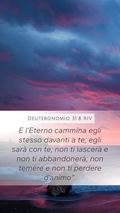 Deuteronomio 31:8 RIV Bible Verse Image