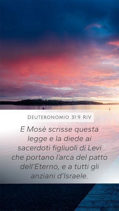 Deuteronomio 31:9 RIV Bible Verse Image