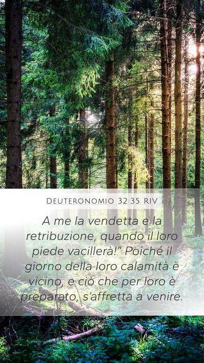 Deuteronomio 32:35 RIV Bible Verse Image