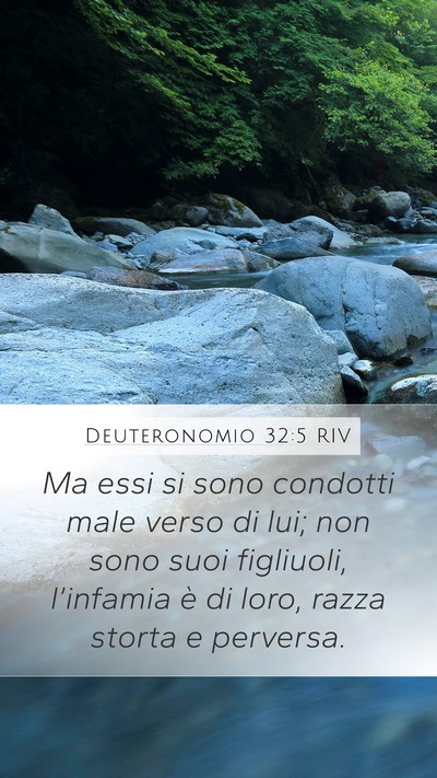 Deuteronomio 32:5 RIV Bible Verse Image