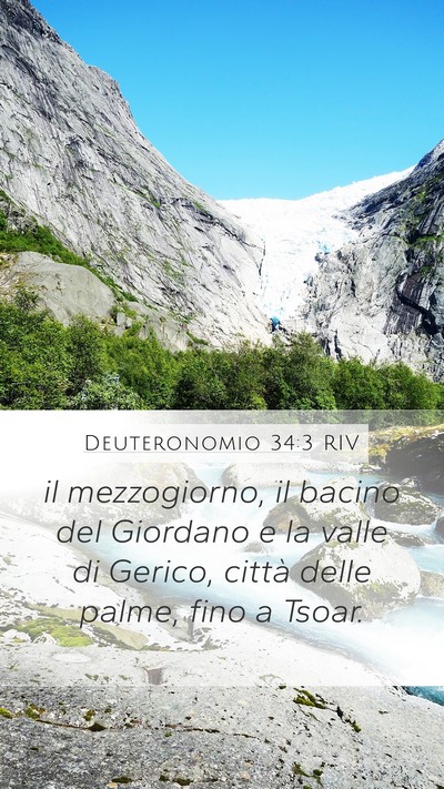 Deuteronomio 34:3 RIV Bible Verse Image