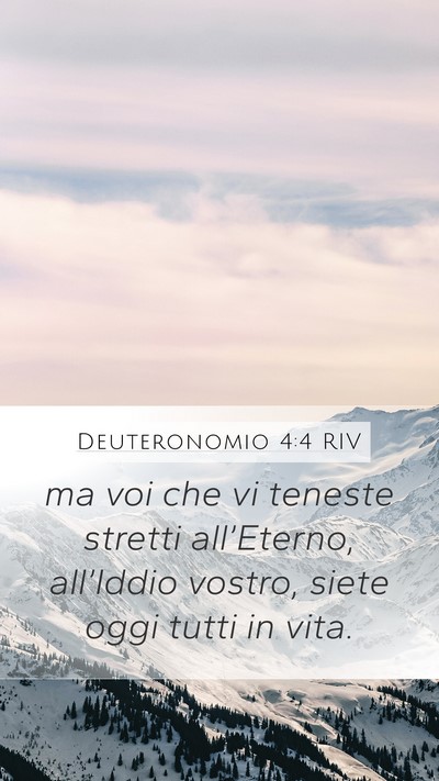 Deuteronomio 4:4 RIV Bible Verse Image