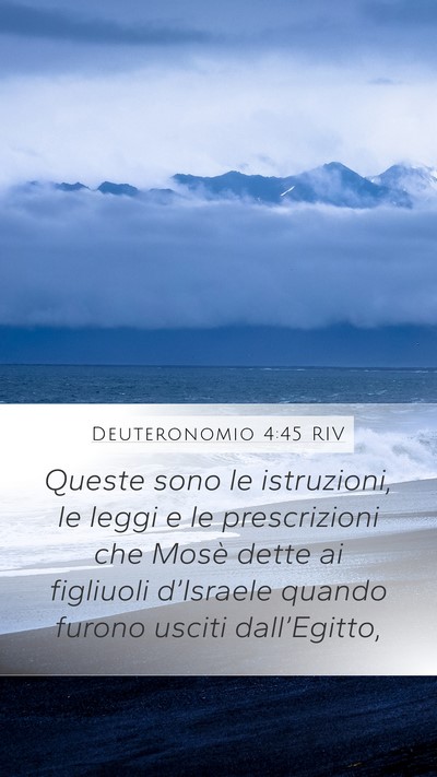 Deuteronomio 4:45 RIV Bible Verse Image