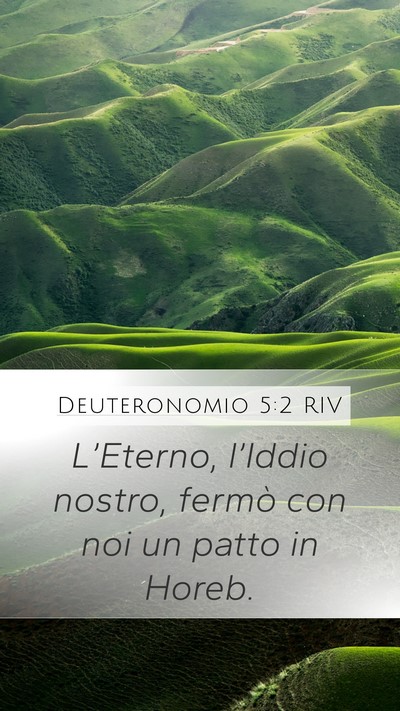Deuteronomio 5:2 RIV Bible Verse Image