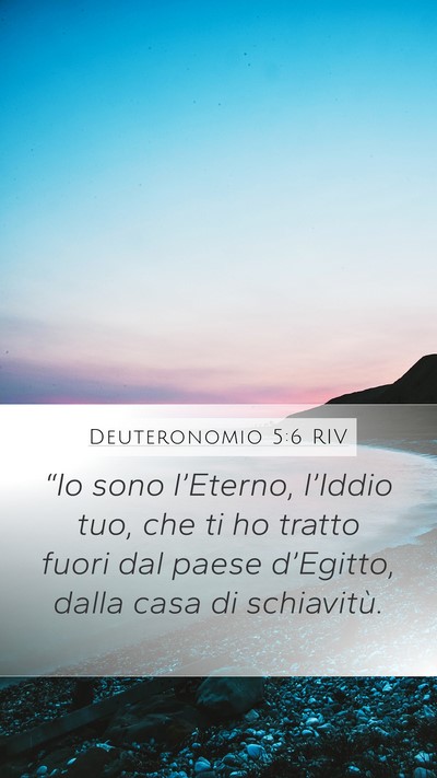 Deuteronomio 5:6 RIV Bible Verse Image