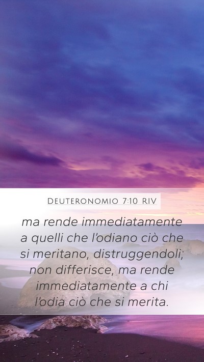 Deuteronomio 7:10 RIV Bible Verse Image