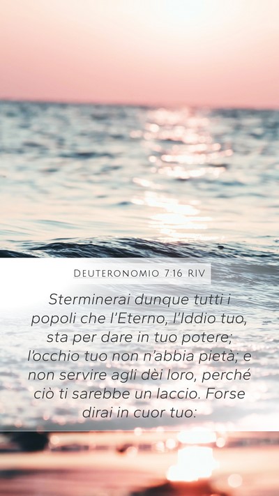Deuteronomio 7:16 RIV Bible Verse Image