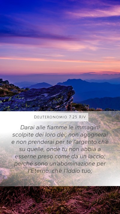Deuteronomio 7:25 RIV Bible Verse Image